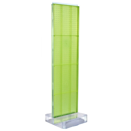 Azar Displays Two-Sided Pegboard Floor Display On a Square Studio Base 700770-GRE